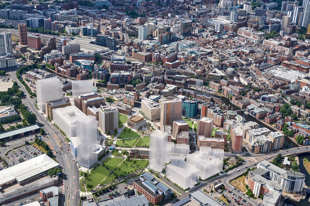 Aire Park masterplan CGI