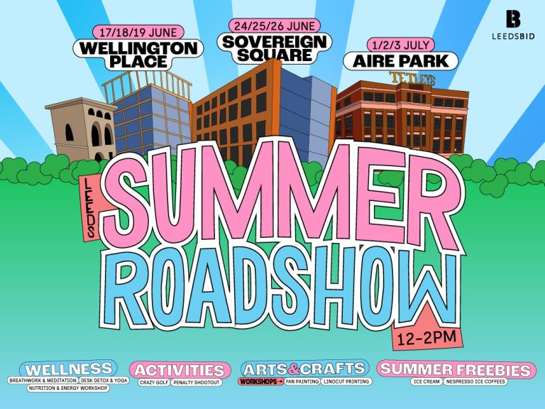 LeedsBID Summer Roadshow comes to Aire Park 1